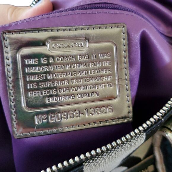 Authentic Vintage Coach logo purse - Picture 4 of 5